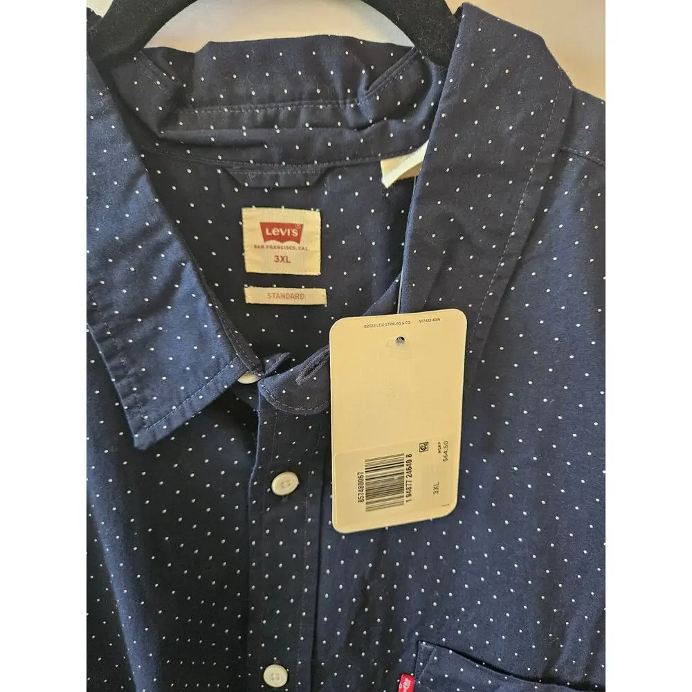 Levi's Shirts Casual Office Button Up Blue Green 3XL Bundle
